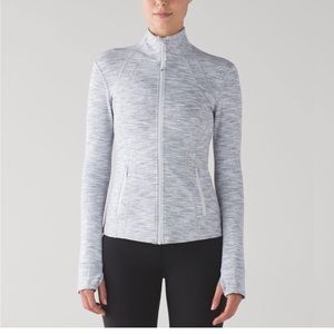 Lululemon Define Jacket in Wee Are From Space Ice Grey Alpine White